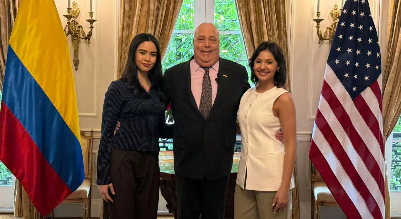 Foto del Embajador de Colombia en Washington durante el evento.