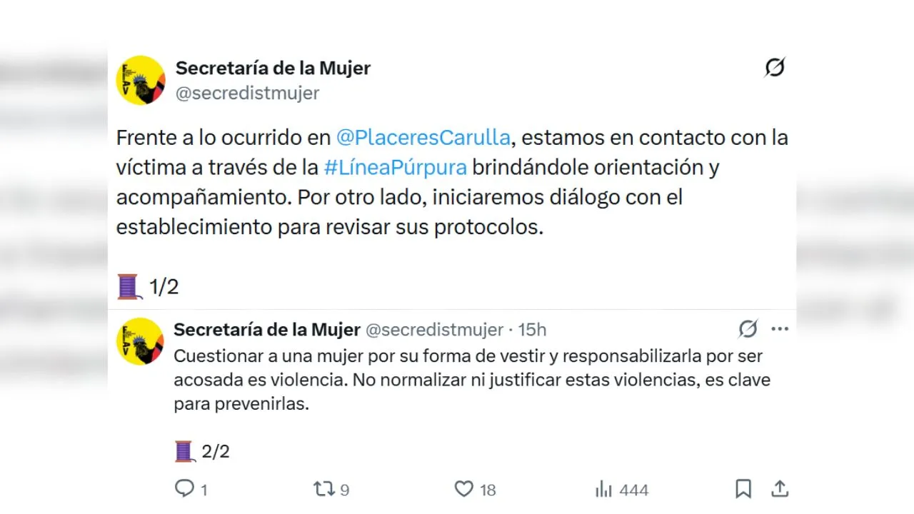 Trinos Secretaría de la Mujer