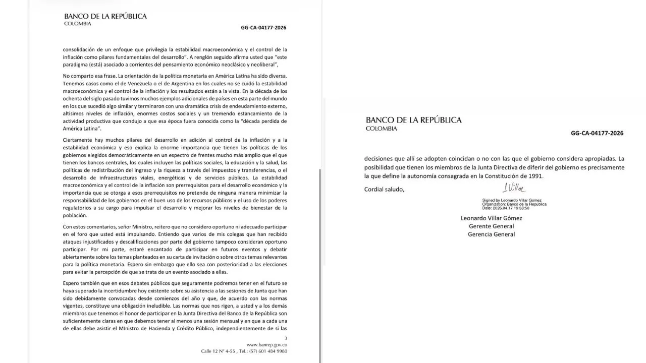 Carta Banrepública 2