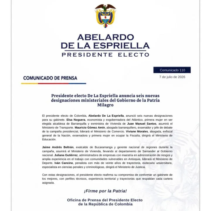 Comunicado Iván Cancino