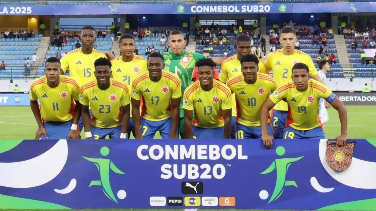 El equipo que representó a Colombia en el Mundial Sub-20.