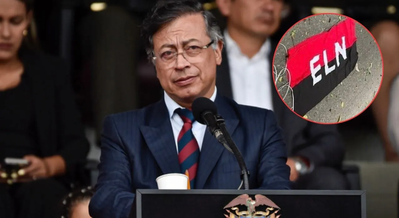 Gustavo Petro en ceremonia de ascensos de la Policía Nacional.