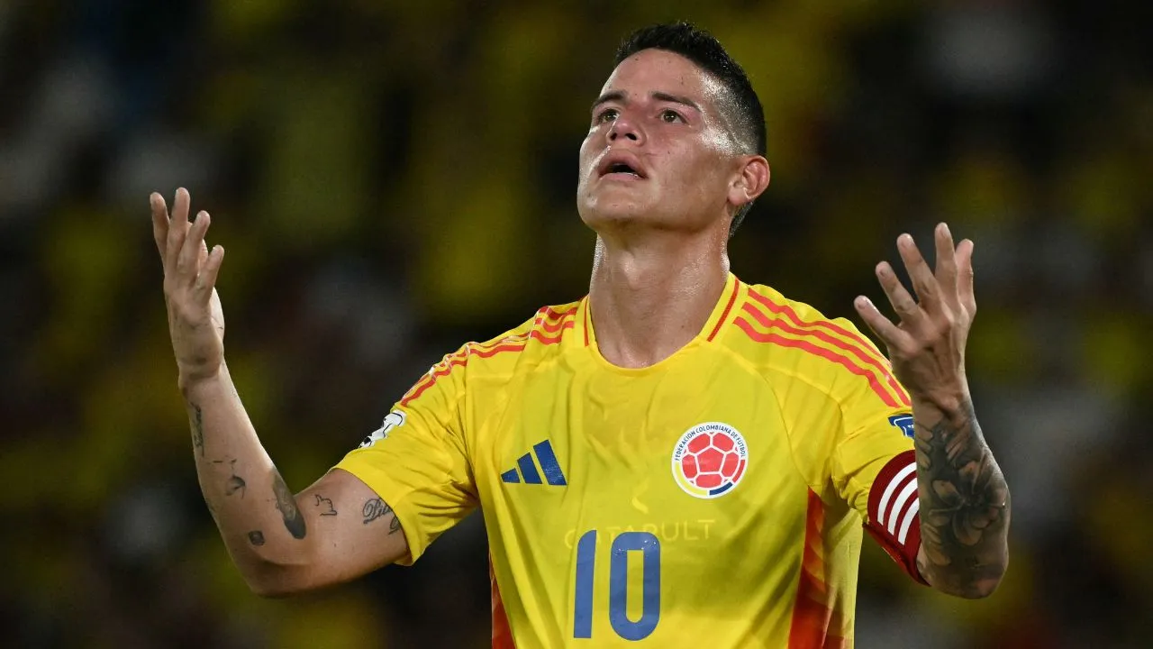 James Rodr&iacute;guez, capit&aacute;n de la Selecci&oacute;n Colombia de F&uacute;tbol