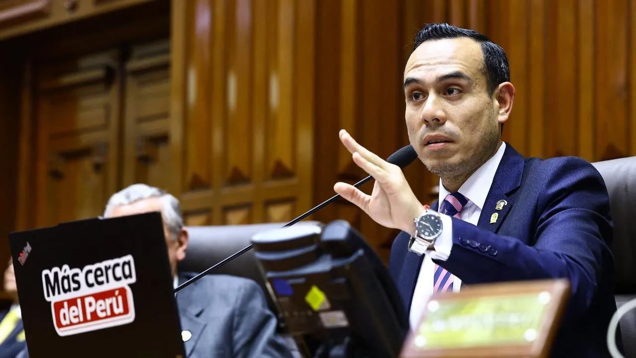 José Jerí, presidente del Congreso de Perú y nuevo presidente de la República interino.