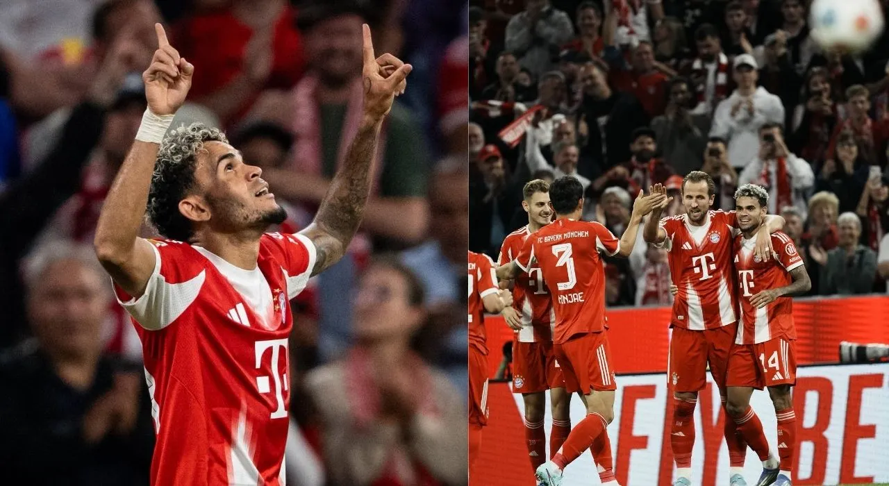 Luis Díaz debutó con gol, dos asistencias y un Allianz Arena.