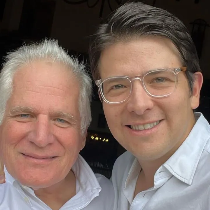 Miguel Uribe Londoño (izquierda) y Miguel Uribe Turbay (derecha)