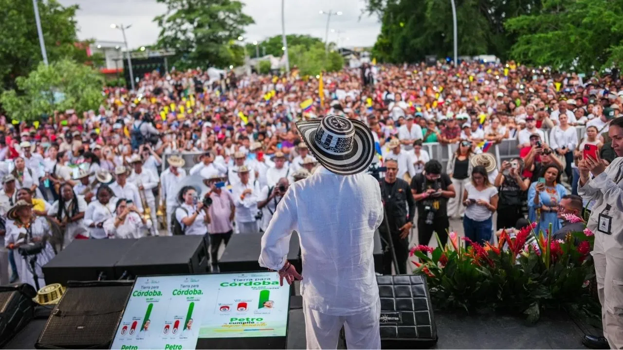 Petro encendió la controversia con un discurso político en Montería |  Minuto60