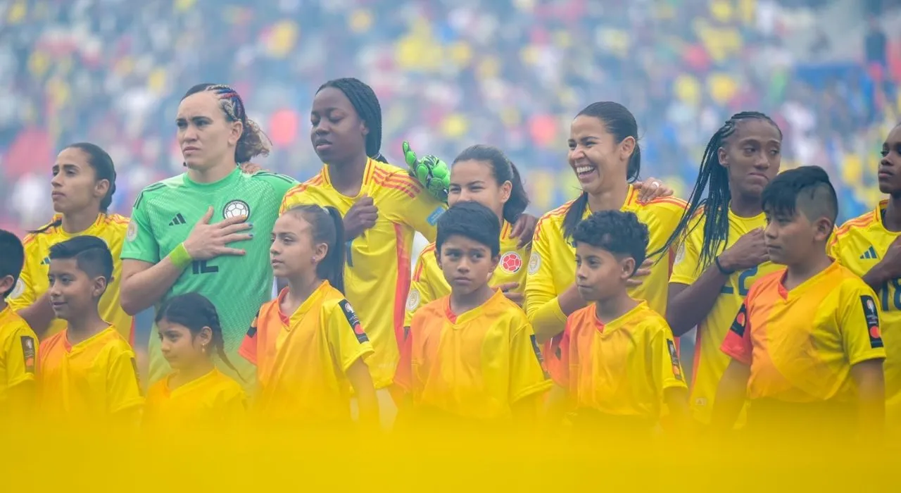Selección Colombia femenina en la Copa América 2025.