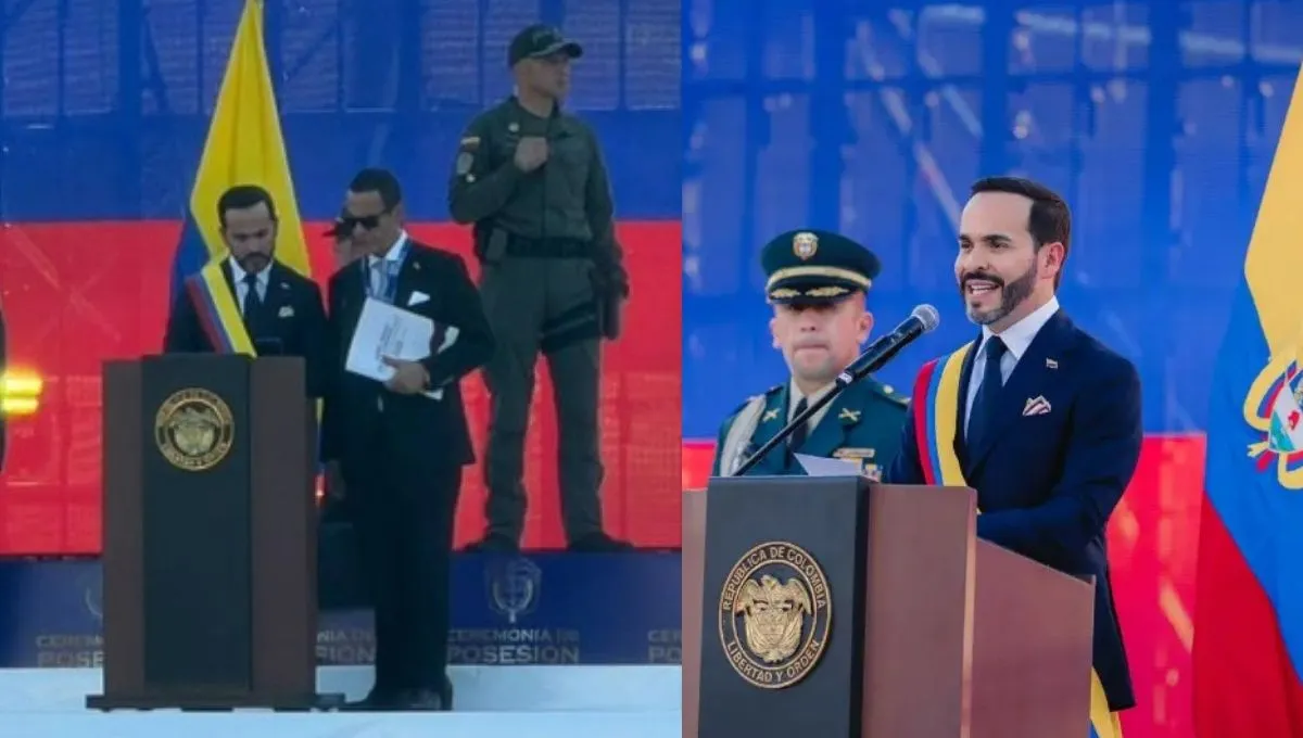 Abelardo De La Espriella durante su primer discurso presidencial. Los 10 anuncios de Abelardo De La Espriella que marcaron su primer discurso