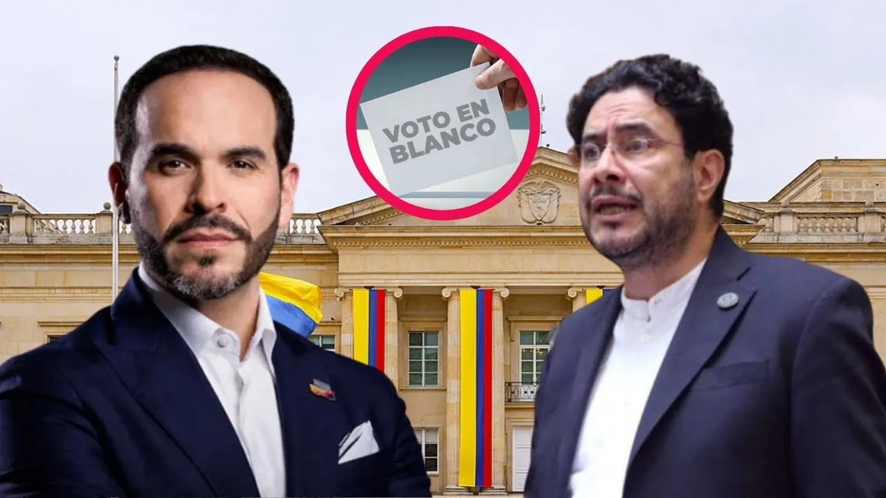 Abelardo de la Espriella e Iván Cepeda disputarán la Presidencia en segunda vuelta. ¿Qué pasa si gana el voto en blanco? La duda que crece antes de la segunda vuelta
