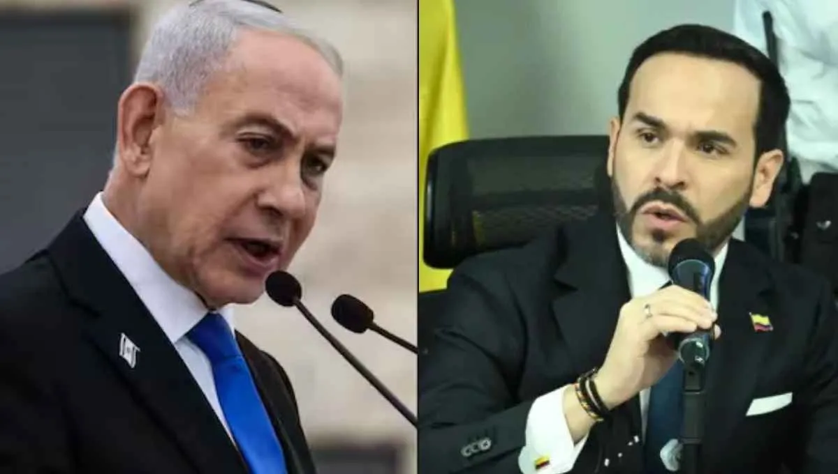 Abelardo De La Espriella y Benjamin Netanyahu. De La Espriella conversó con Netanyahu: ¿de qué hablaron y qué viene ahora entre Colombia e Israel?