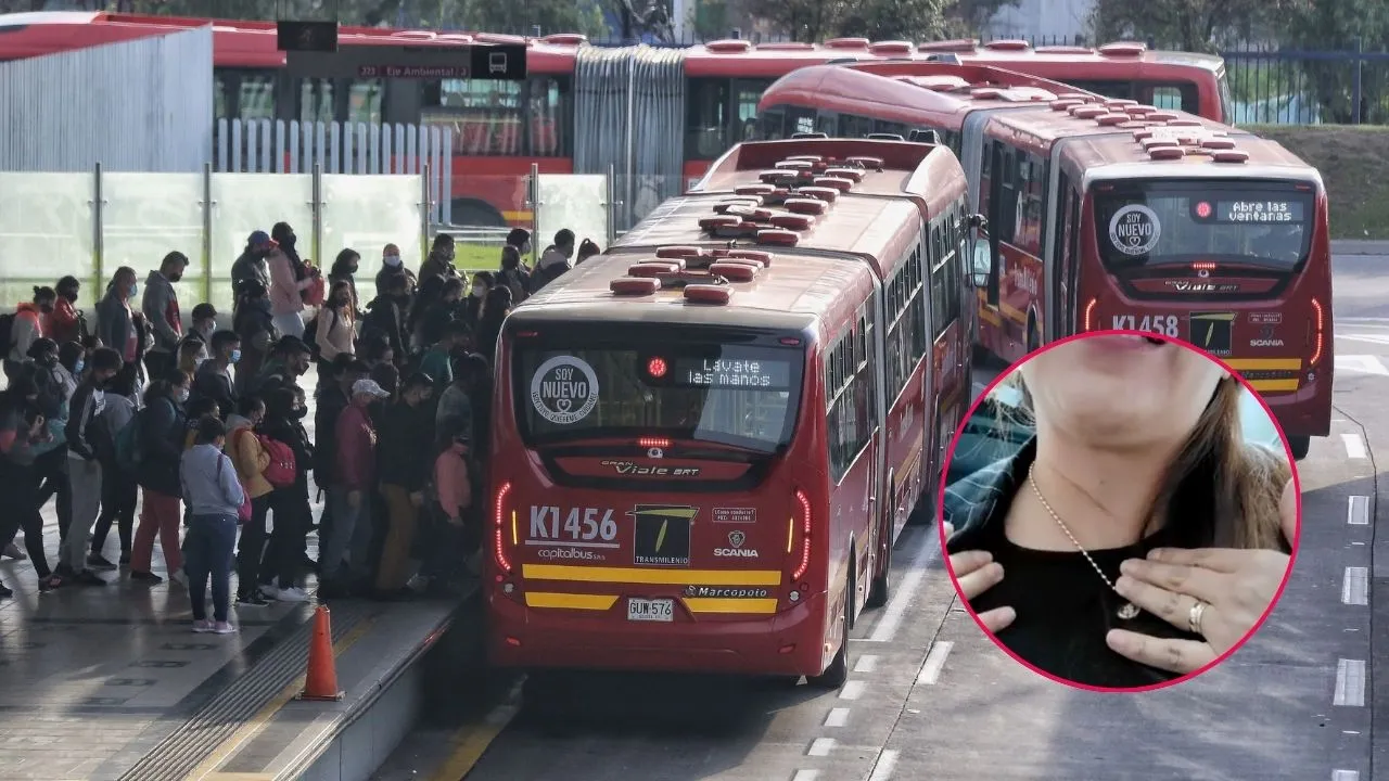 El accidente de pasajera de TransMilenio que puso en riesgo su integridad El accidente de pasajera de TransMilenio que puso en riesgo su integridad