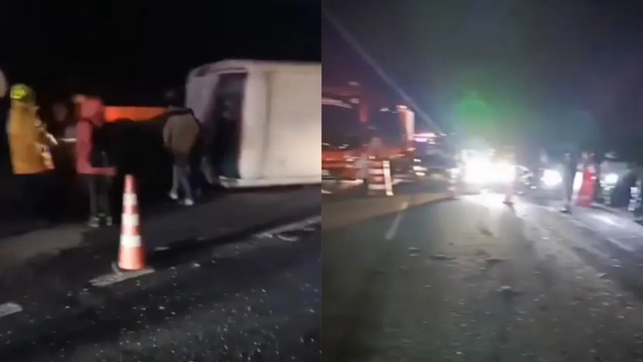 Accidente vía Bogotá-Tunja Grave accidente de un bus en la vía Tunja-Bogotá deja al menos 20 heridos: esto se sabe