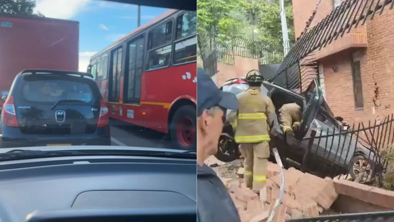 Accidentes viales Bogotá Caos en Bogotá y Cundinamarca por accidentes de tránsito: estos son los puntos afectados