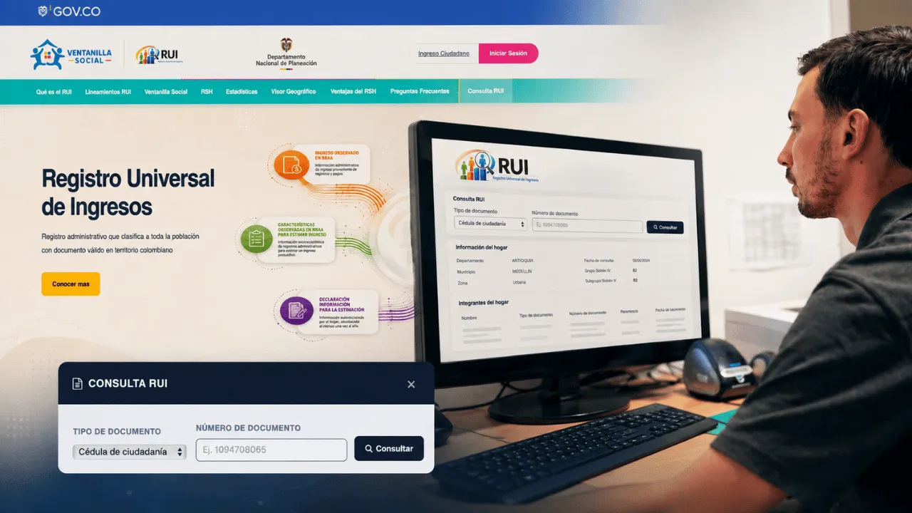 Así se descarga el certificado del RUI. Nuevo puntaje del Sisbén: el paso a paso para descargar el certificado del RUI desde el celular
