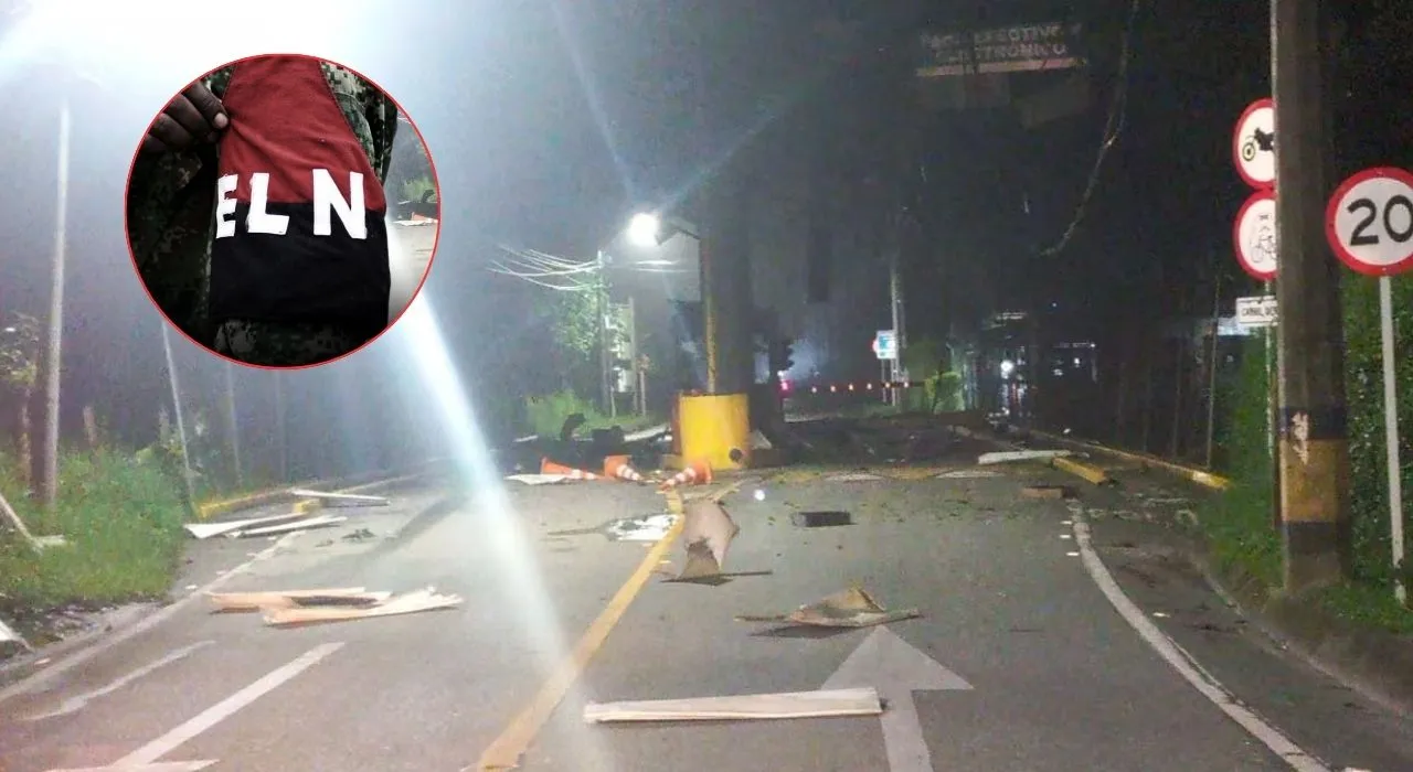 Atentado en Antioquia: explota peaje Palocabildo. Atentado en Antioquia: ataque con explosivos en peaje atribuido al ELN