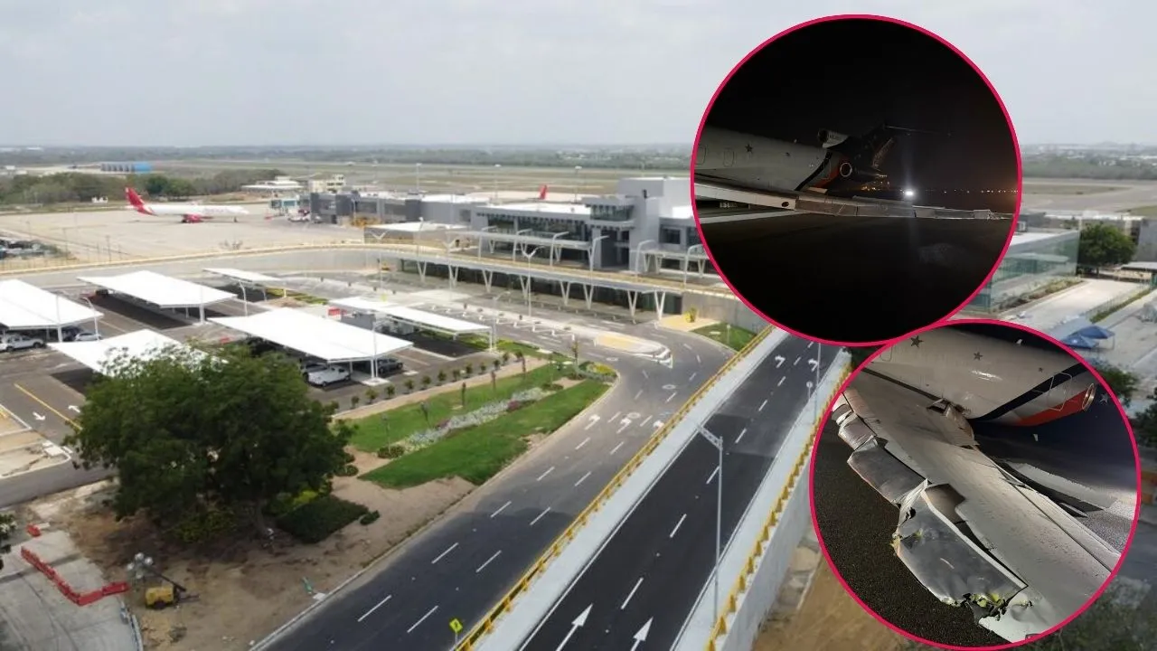 Cierre del aeropuerto de Barranquilla por emergencia con avión de carga: vuelos retrasados Cierre del aeropuerto de Barranquilla por emergencia con avión de carga: vuelos retrasados