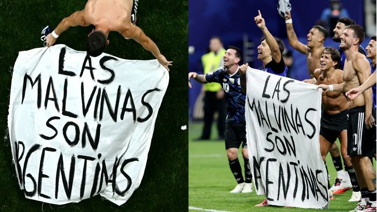 Bandera ondeada por argentinos es objeto de polémica “Las Malvinas son argentinas”: los rezagos de un conflicto y una polémica bandera