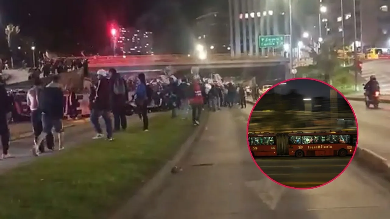 Bloqueos hoy en la calle 26 cumpleaños de Millonarios Hinchas de Millonarios bloquean hoy la calle 26 por cumpleaños del equipo, TransMilenio afectado