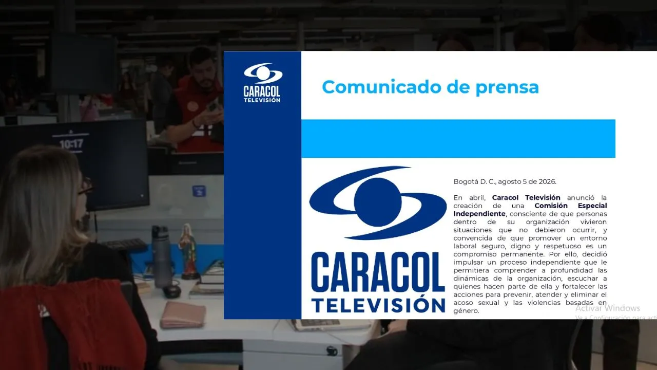 Caracol Televisión creó una comisión para evaluar el manejo de casos de acoso Comisión independiente de Caracol Televisión se pronunció tras denuncias de acoso: esto dijo