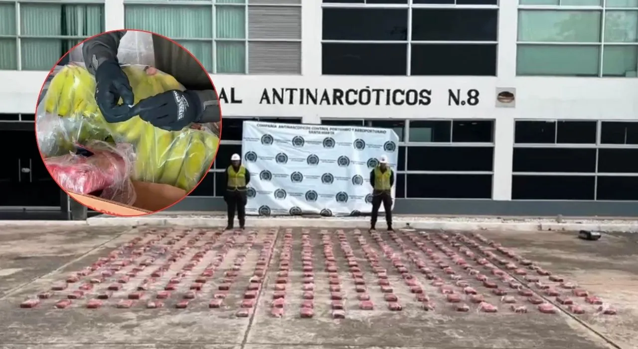 Cae cargamento de estupefacientes en Puerto de Santa Marta 