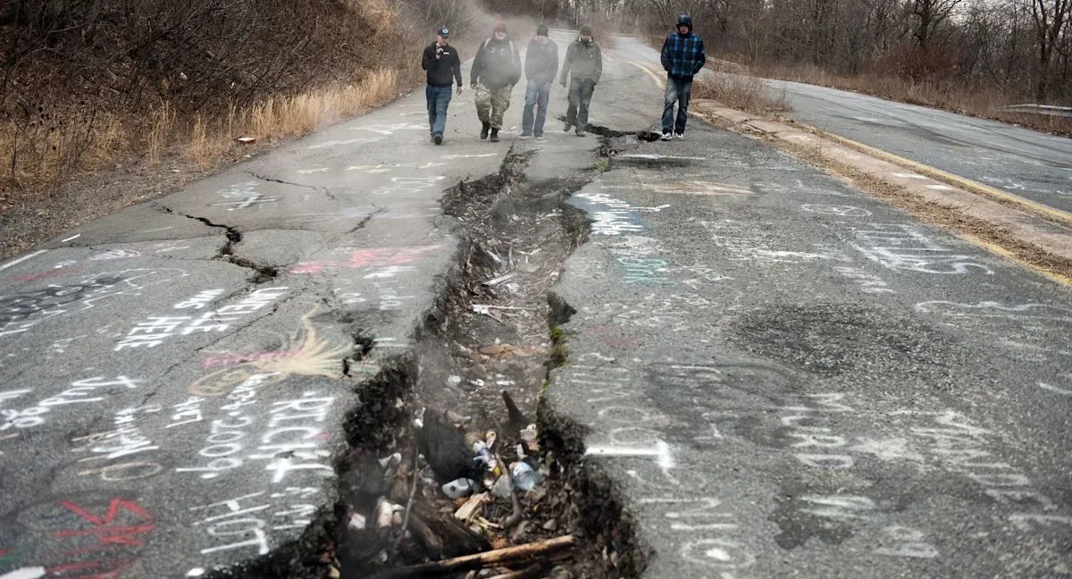 Centralia Este es Centralia, el pueblo de EE. UU. que ha mantenido un incendio debajo del piso por 60 años