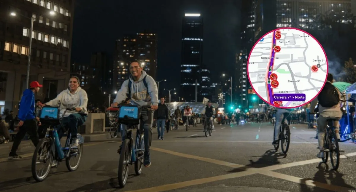 Ciclovía Nocturna en Bogotá: aplicaciones aumentan tarifas ante congestión y cierres. Ciclovía Nocturna en Bogotá pone en 'jaque' la movilidad: aplicaciones 'abusan' con tarifas