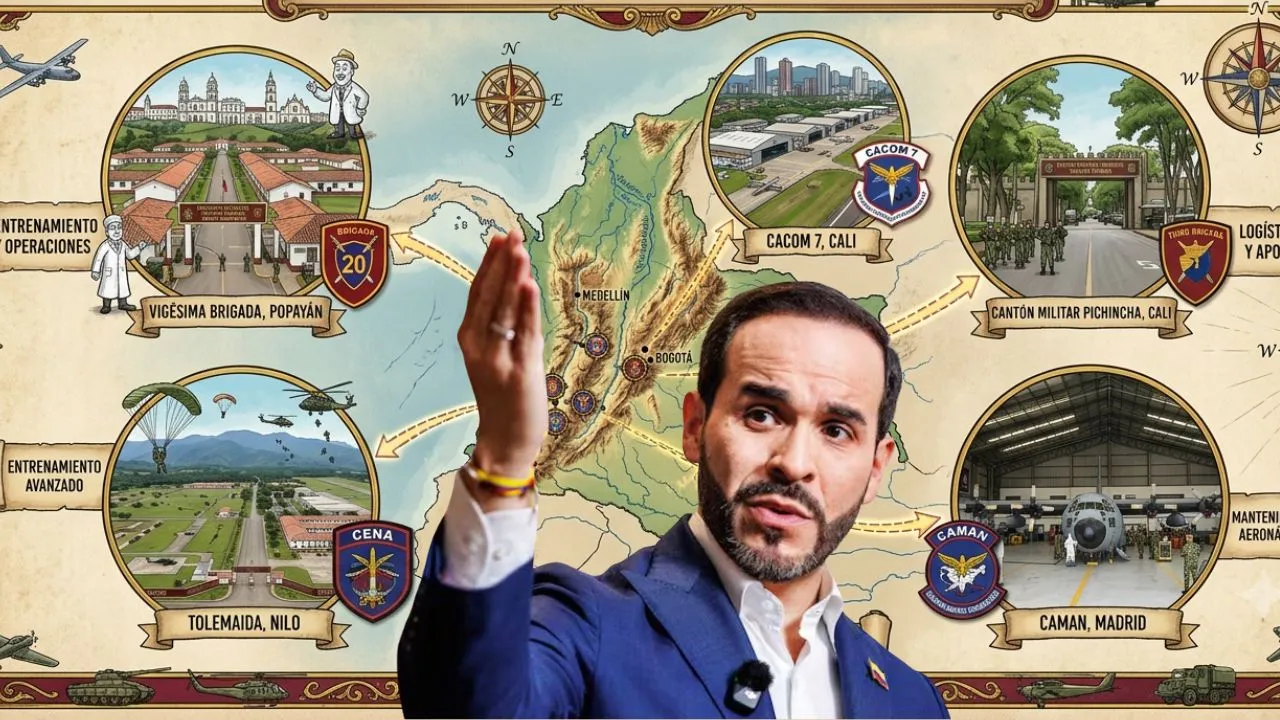 Cinco guarniciones militares son evaluadas para la posesión de Abelardo de la Espriella. ¿Dónde se posesionaría Abelardo de la Espriella? Estas son las cinco guarniciones en la mira