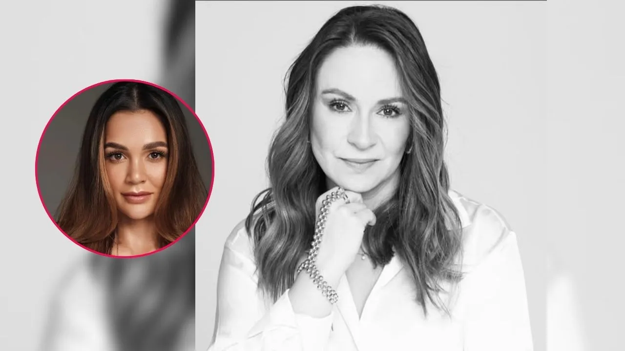 Claudia Serrato y Lina Tejeiro en una aparición pública reciente. Claudia Serrato, mánager de Lina Tejeiro, narra el doloroso momento que marcó su vida