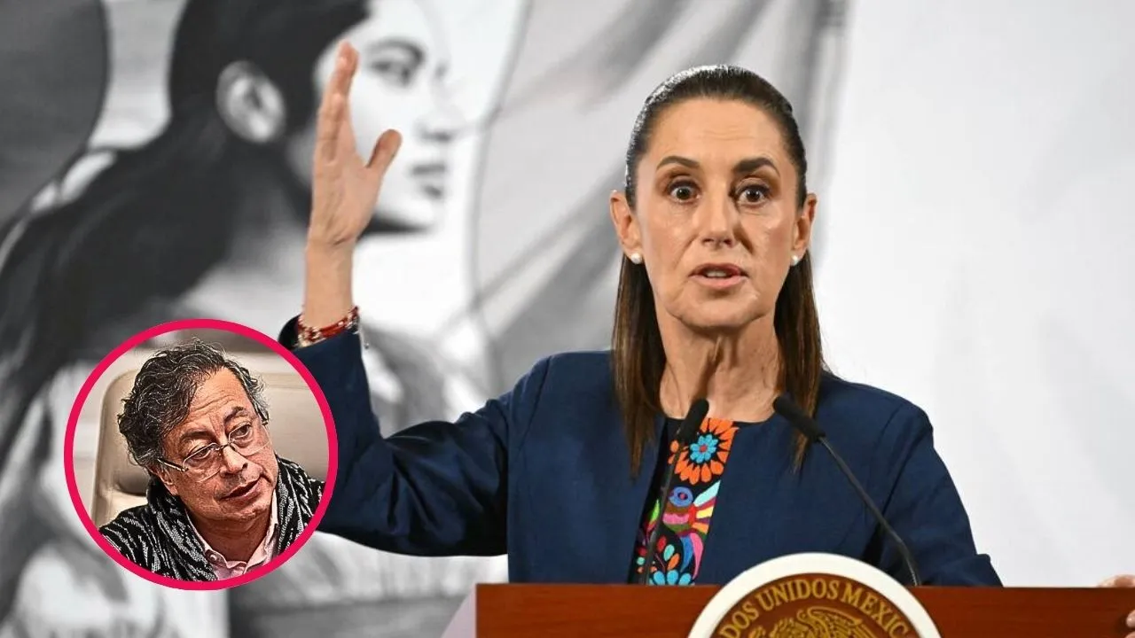 Claudia Sheinbaum Gustavo Petro Claudia Sheinbaum respaldó denuncia de Gustavo Petro y pidió "respetar la voluntad popular"