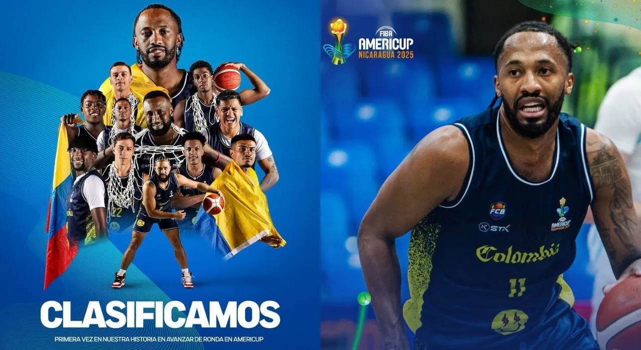 Colombia clasifica a cuartos en la AmeriCup Imagen principal