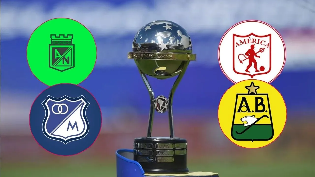 ¿Cuándo juegan Nacional, Millonarios, América y Bucaramanga en la Sudamericana 2026?