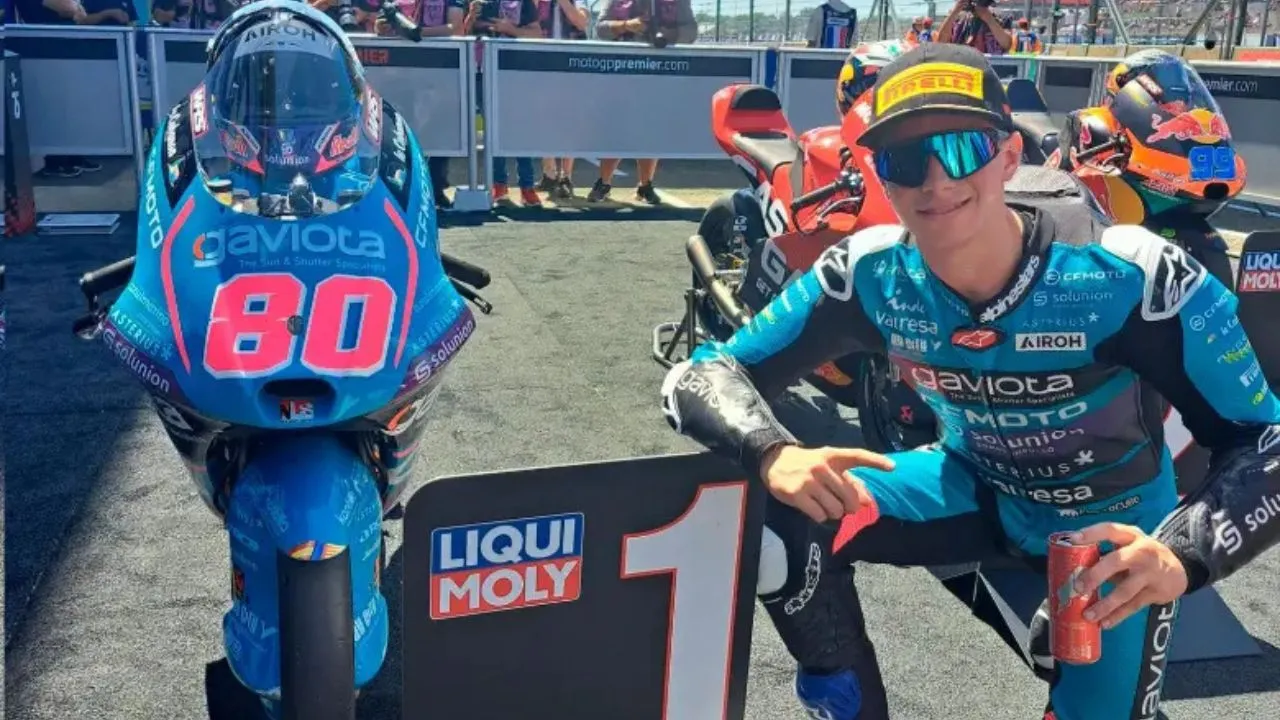 El colombiano David Alonso alcanza el podio en Moto2 con gran carrera en Portugal El colombiano David Alonso alcanza el podio en Moto2 con gran carrera en Portugal