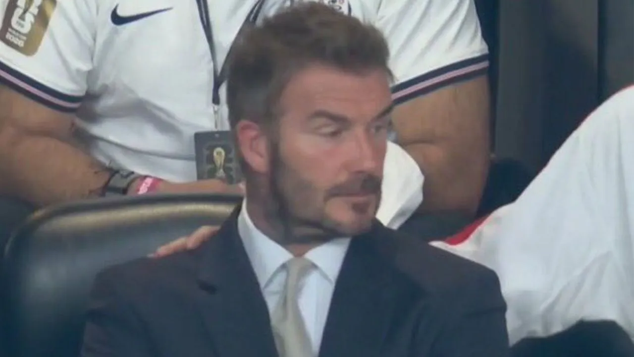 David Beckham David Beckham bajó del cielo a la tierra: de la euforia a consolar a su hijo por la eliminación