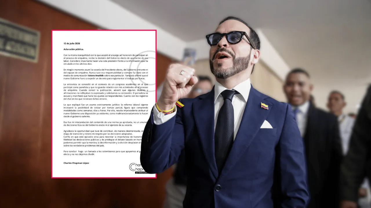 De la Espriella desmintió el trabajo por horas y apartó al que lo anunció. De la Espriella desmintió el decreto que reglamentaría el trabajo por horas: se trataría de un error