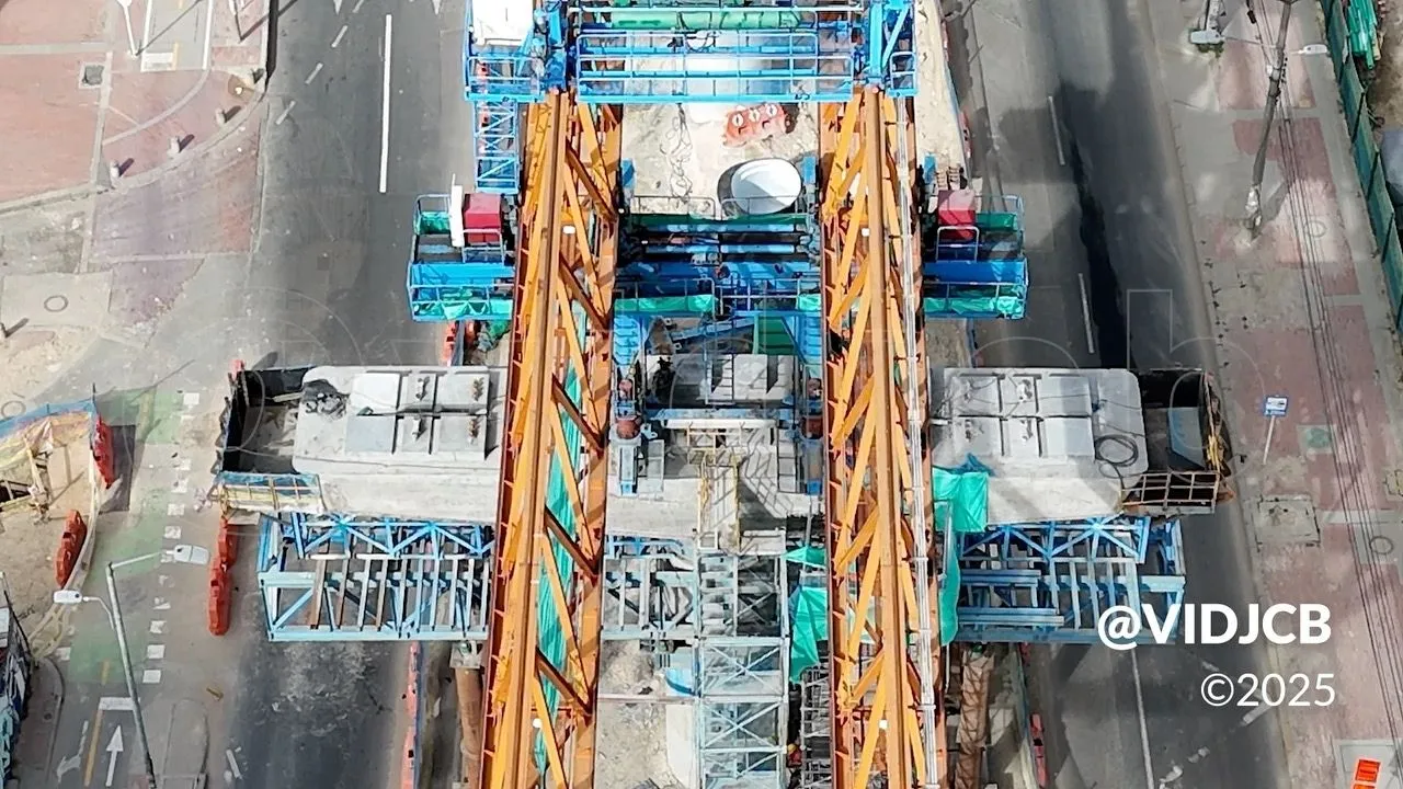 La estructura que debe ser demolida por fallas en la construcción del Metro de Bogotá La estructura que debe ser demolida por fallas en la construcción del Metro de Bogotá