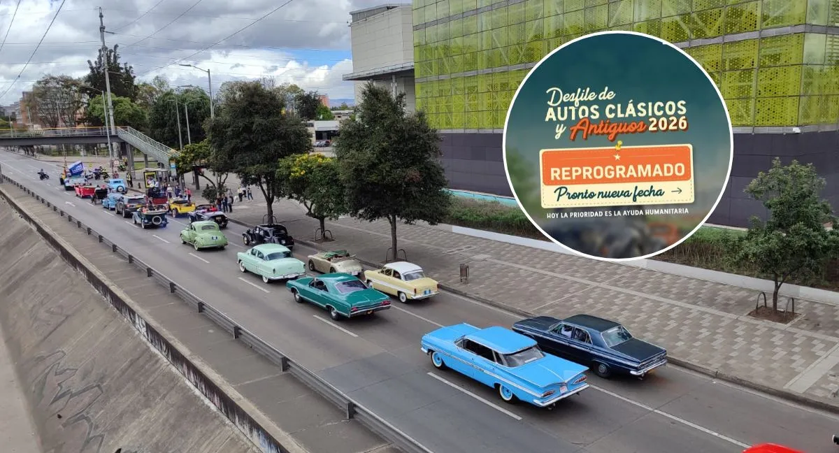 Desfile de autos clásicos en Bogotá será reprogramado El desfile de autos clásicos en Bogotá ya no será este 22 de agosto, ¿qué pasó?