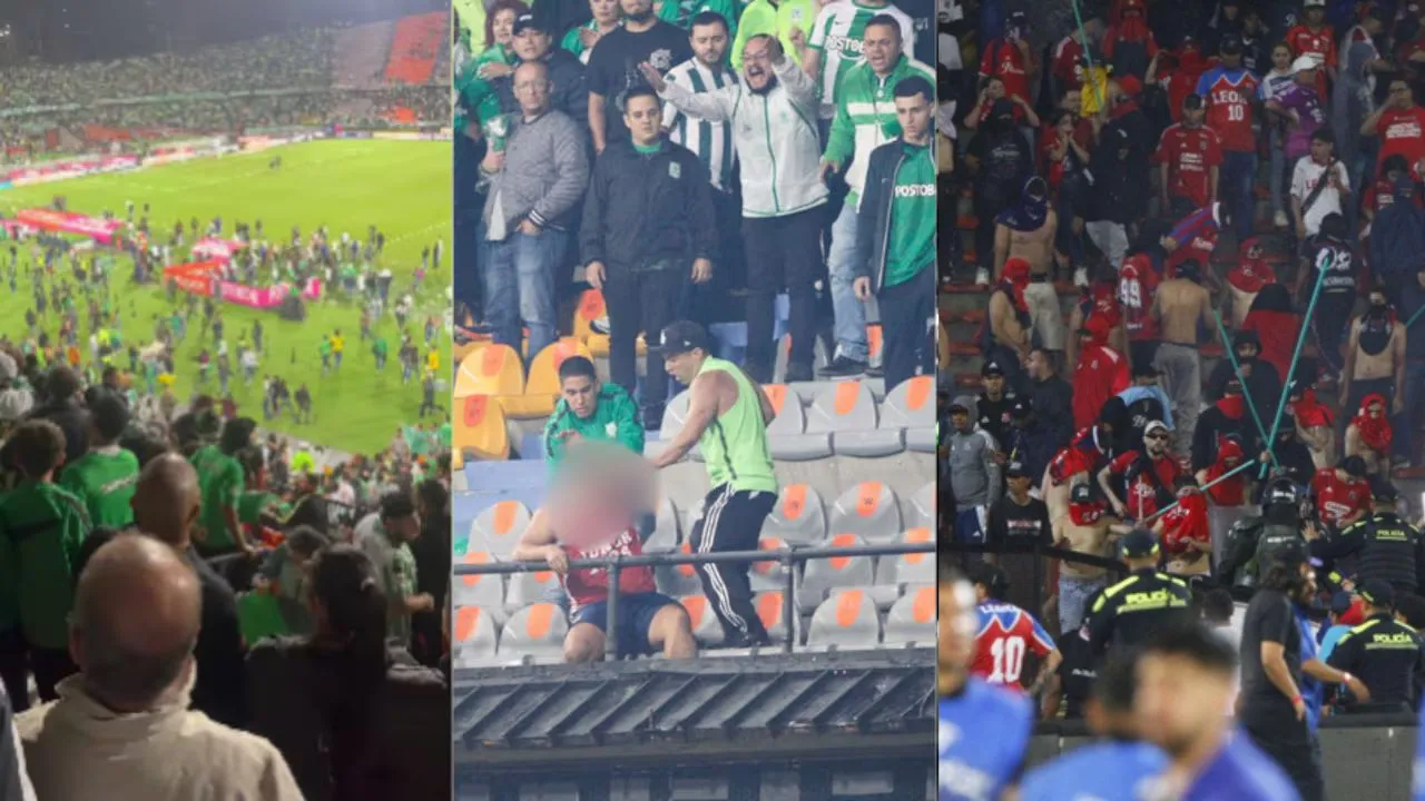 Del festejo al caos: así se desató la violencia tras la final de la Copa BetPlay en Medellín