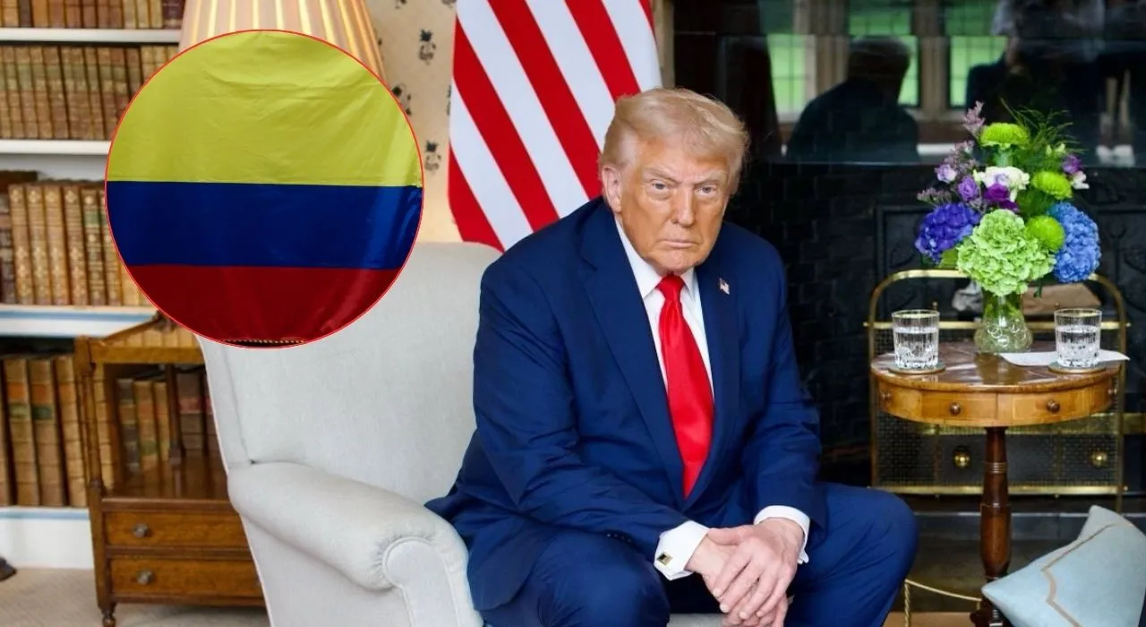 Donald Trump habla despectivamente de Colombia 