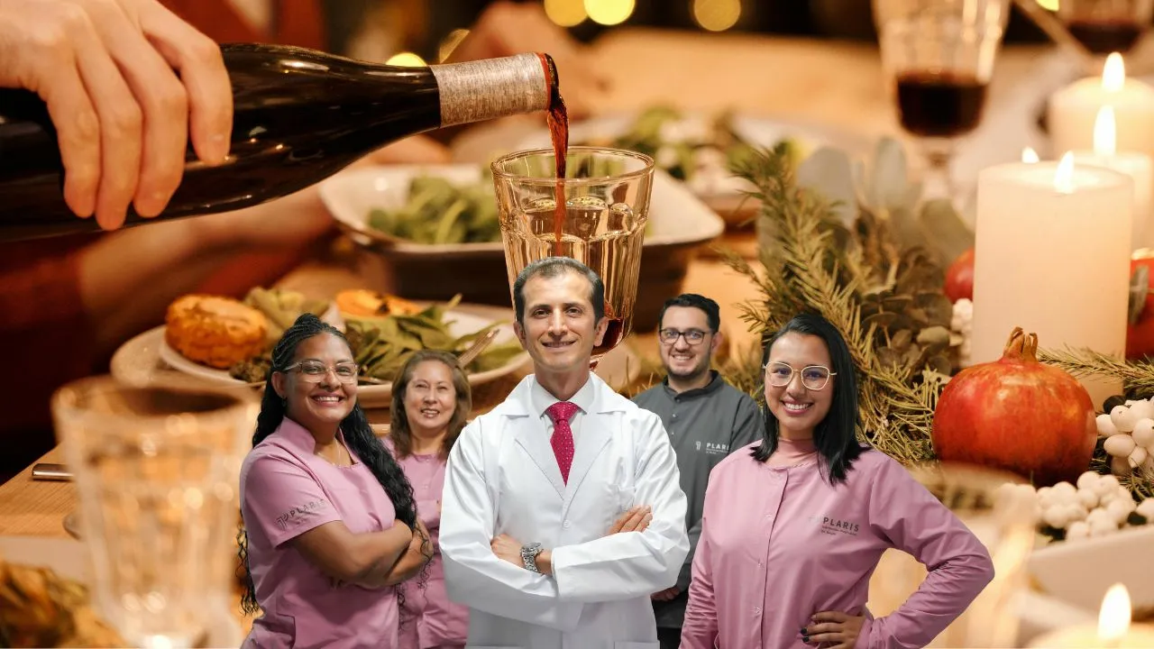Dr. Dinimo José Bolívar y su equipo de trabajo con comida de Navidad y Año Nuevo Cinco riesgos alimenticios en Navidad y Año Nuevo: 'El sistema digestivo no se va de vacaciones', habla un experto