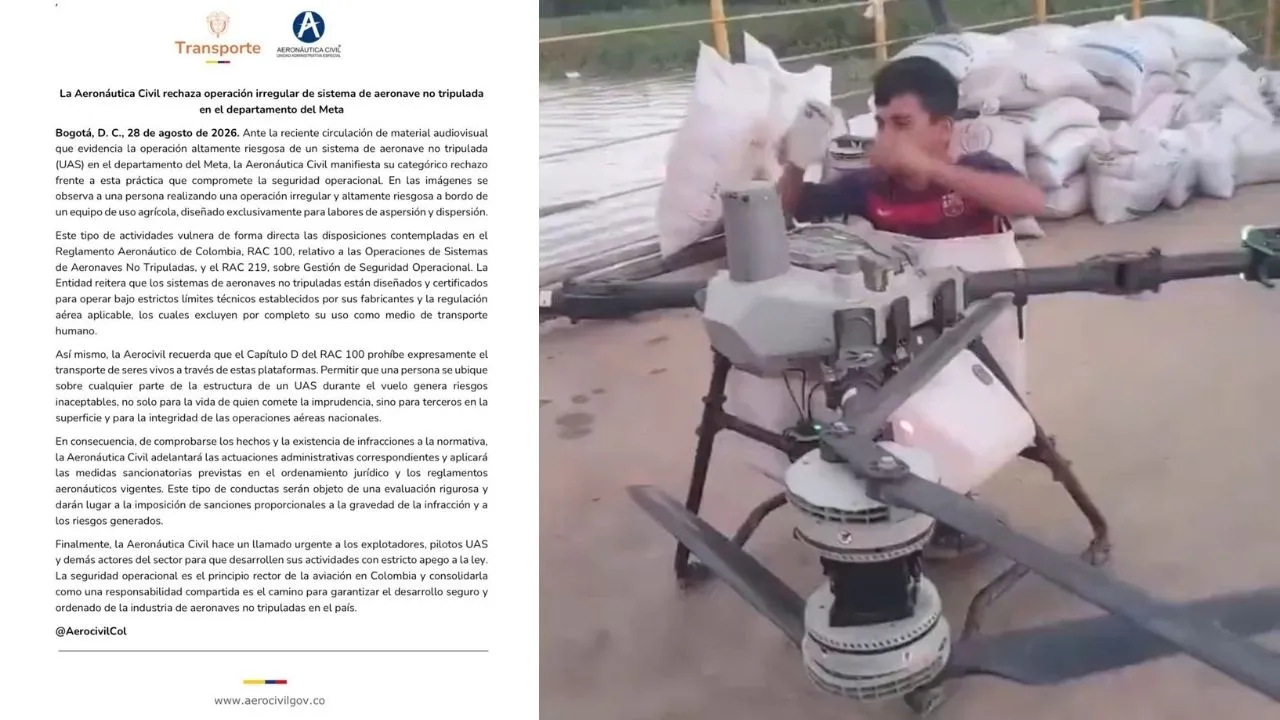 Dron tripulado con persona abordo Ni en la NASA se atrevieron a tanto: usan dron tripulado con persona abordo