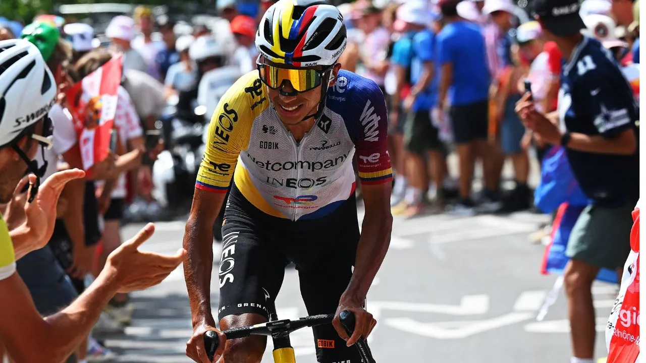 Egan Bernal Egan volvió a ceder tiempo, ahora en la crono: Evenepoel le arañó segundos a Pogacar