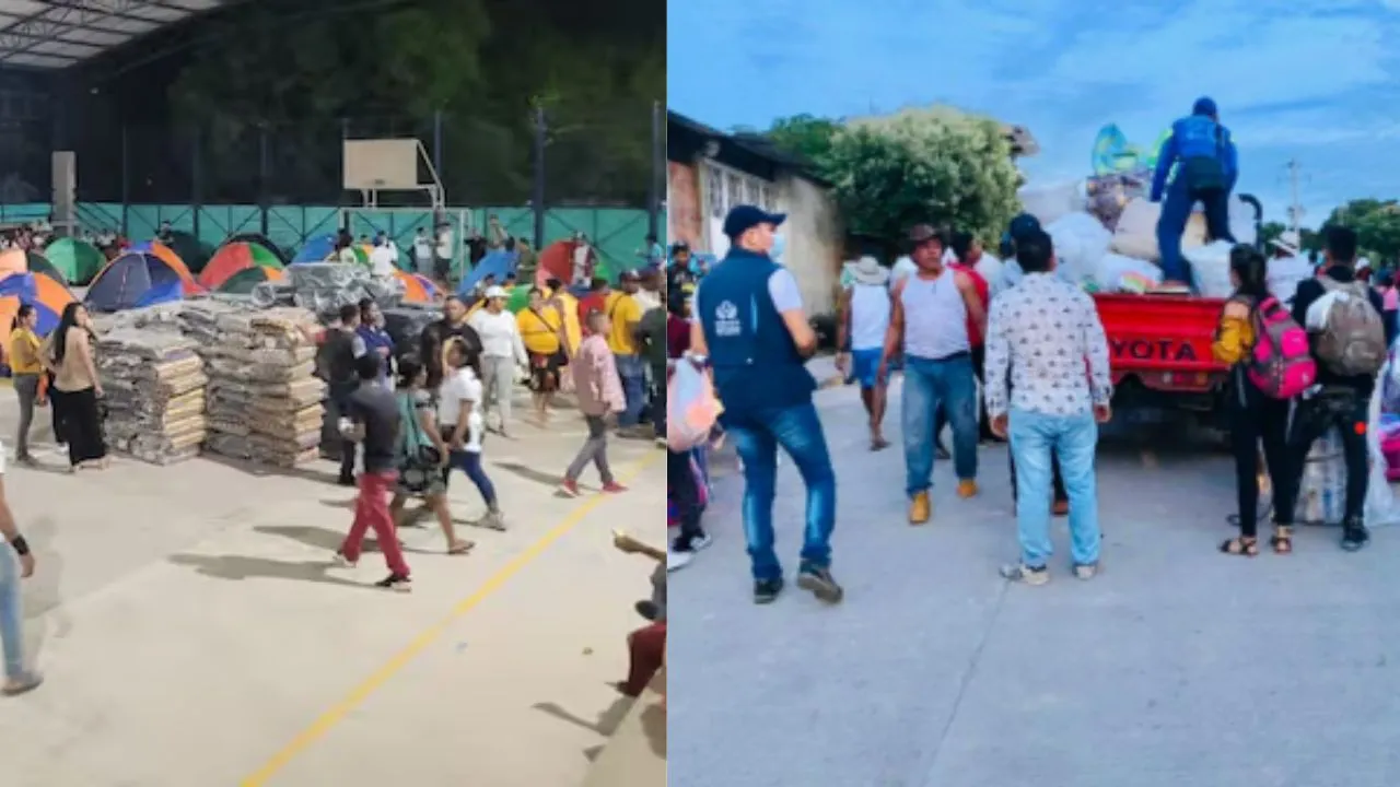 El coliseo del municipio fue acondicionado como albergue temporal Imagen principal