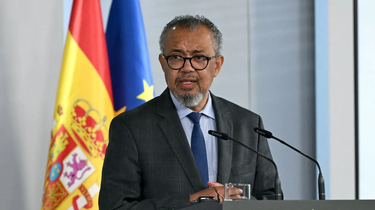 El director de la OMS Dr. Tedros Adhanom Ghebreyesus El pedido de la OMS a los países por el hantavirus