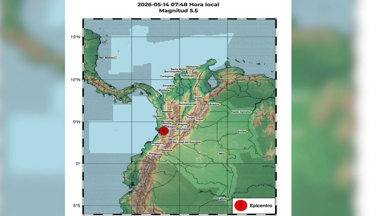 El epicentro del temblor se ubicó cerca de Docordó, en Chocó. ¿Qué hacer durante un temblor? Recomendaciones tras el fuerte sismo que sacudió a Colombia hoy