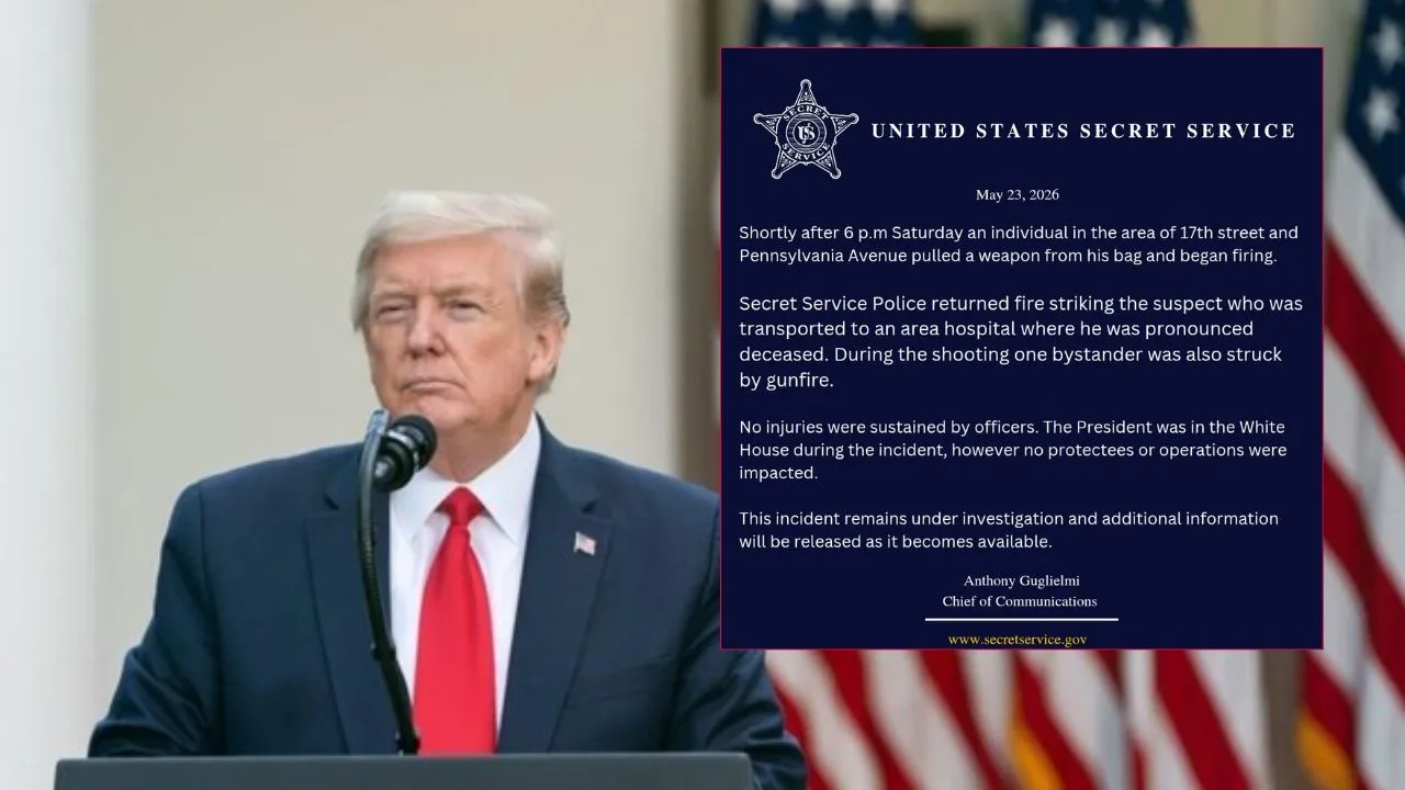 El presidente Donald Trump no fue afectado por la situación Murió hombre que generó alerta en la Casa Blanca, este es el pronunciamiento oficial