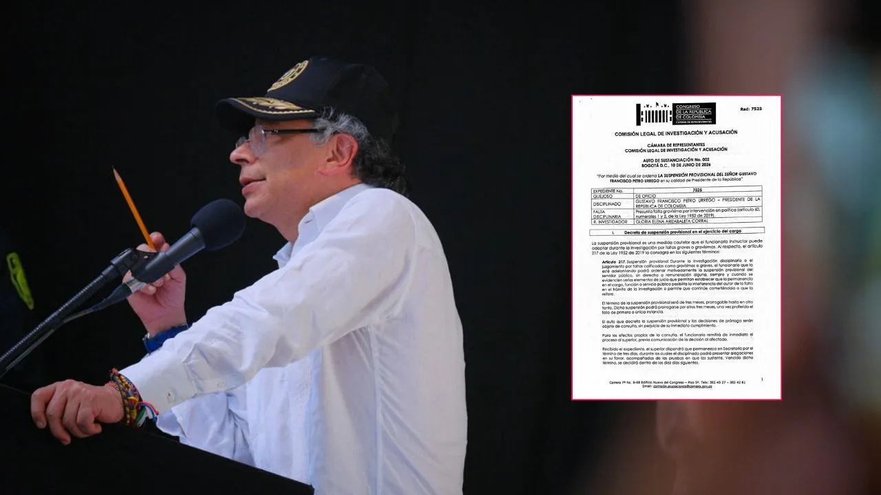 El presidente Gustavo Petro ha sido acusado constantemente de participar política Supuesta suspensión del presidente Petro: ¿interés político a días de elecciones?