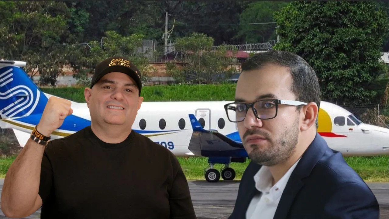 El representante Diógenes Quintero y el aspirante al Congreso, Carlos Salcedo Los dos políticos que iban en el avión de Satena: el congresista Diógenes Quintero y el candidato Carlos Salcedo