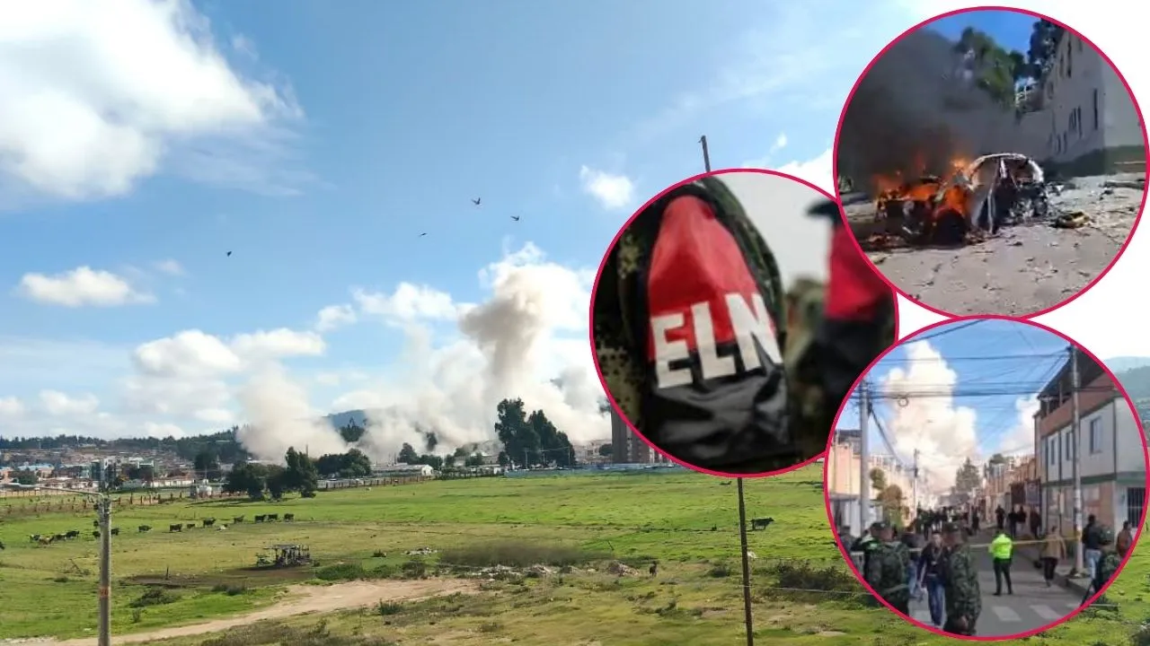 Atentado con explosivos en Tunja: autoridades atribuyen el ataque al ELN Atentado con explosivos en Tunja: autoridades atribuyen el ataque al ELN