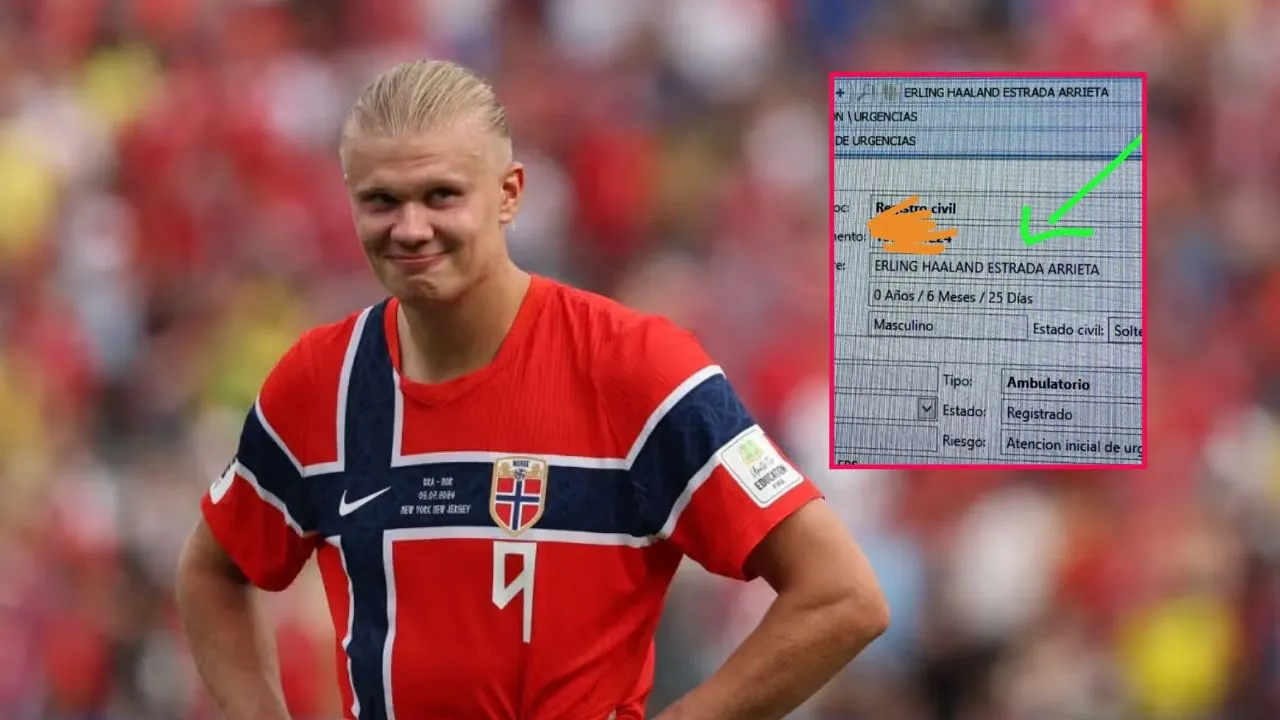 'Erling Haaland' Estrada 'Erling Haaland' Estrada y otros colombianos con nombres de estrellas del fútbol